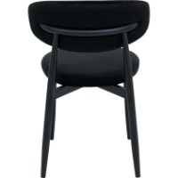 Scaun Deco Meridian Velvet Black (SMERC-HGT-BLK) imaginea #2 — magazin online Desire.md