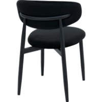 Scaun Deco Meridian Velvet Black (SMERC-HGT-BLK) imaginea #3 — magazin online Desire.md