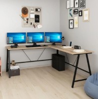 Masa de birou Trendy Echipa L Dore/Black 180x76x60cm GTR004146 imaginea #2 — magazin online Desire.md