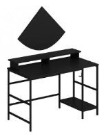 Masa de birou Trendy Greta Black 120x74x60cm GTR004128 imaginea #3 — magazin online Desire.md