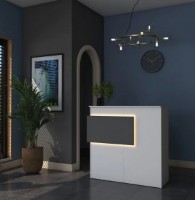 Masă de recepție Trendy MA102 2929 White/Anthracit 110x110x40cm GTR006694 imaginea #2 — magazin online Desire.md