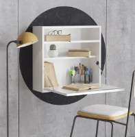 Masa de birou Trendy Optim White 64x60x20cm GTR000994