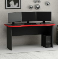 Masa gaming Trendy Phoenix 1 Black/Red 150x76x60cm GTR003943 imaginea #4 — magazin online Desire.md