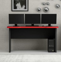 Masa gaming Trendy Phoenix 1 Black/Red 150x76x60cm GTR003943