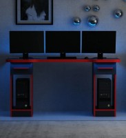 Masa gaming Trendy Phoenix 2 Red/Black 150x76x60cm GTR003945 imaginea #4 — magazin online Desire.md