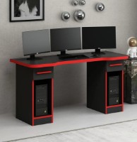 Masa gaming Trendy Phoenix 2 Red/Black 150x76x60cm GTR003945