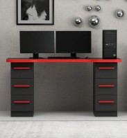 Masa gaming Trendy Phoenix 3 Black/Red 150x76x60cm GTR003946