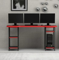 Masa gaming Trendy Phoenix 4 Black/Red 150x76x60cm GTR003947