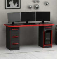 Masa gaming Trendy Phoenix 5 Black/Red 150x76x60cm GTR003948