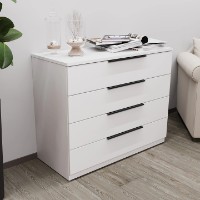 Comodă Bayro Murano 1000x810x450 White Matt (608280) imaginea #2 — magazin online Desire.md