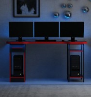 Masa gaming Trendy Phoenix 6 Black/Red 150x76x60cm GTR003949 imaginea #2 — magazin online Desire.md