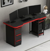 Masa gaming Trendy Phoenix 7 Black/Red 150x76x60cm GTR003950 imaginea #4 — magazin online Desire.md