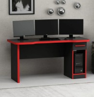 Masa gaming Trendy Phoenix 9 Black/Red 150x76x60cm GTR003952