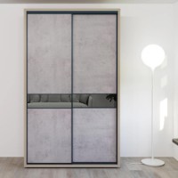 Dulap cu uşi glisante Bayro Murano 1400x2300x600 (606206)