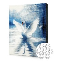 Алмазная мозаика Art Gallery Premium Swan (GA87305)