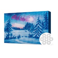 Алмазная картина по номерам Art Gallery Premium Starfall In Winter (GB85150)