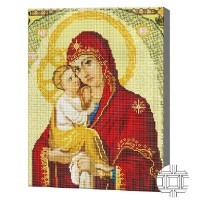 Pictura cu diamante după numere Art Gallery Premium St Maria With Jesus (QB202703)
