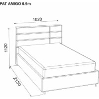 Pat Ambianta Amigo 0.9m Beige imaginea #2 — magazin online Desire.md