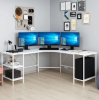 Masa de birou Trendy Power L White 180x76x60cm GTR004140