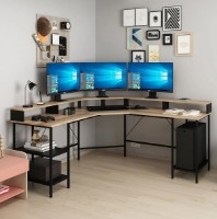 Masa de birou Trendy Power L Dore/Black 180x90x60cm GTR004137 imaginea #2 — magazin online Desire.md