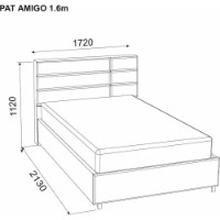 Pat Ambianta Amigo 1.6m Beige imaginea #2 — magazin online Desire.md