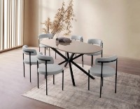 Masă pentru bucătărie Trendy Aura 3011 Light Mocha/Black 180x79x90cm GTR005771 imaginea #2 — magazin online Desire.md