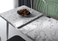 Masă pentru bucătărie Trendy Da 1183 White Marble 120x75x70cm GTR001580 imaginea #2 — magazin online Desire.md