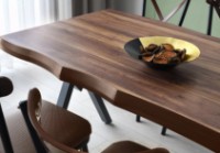 Masă pentru bucătărie Trendy Efor 1412 Walnut/Black 140x80x75cm GTR001642 imaginea #2 — magazin online Desire.md