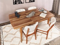 Masă pentru bucătărie Trendy Inci 1141 Walnut 130x79x80cm GTR001586