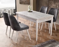 Masă pentru bucătărie Trendy Kelebek 1233 White 130x75x80cm GTR001585