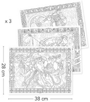 Carte de colorat pentru copii Djeco Heroic DJ08695 imaginea #5 — magazin online Desire.md