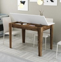 Masă pentru bucătărie Trendy Kiev 505 Walnut/White 110x75x72cm GTR001700 imaginea #3 — magazin online Desire.md