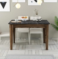 Masă pentru bucătărie Trendy Kiev 509 Walnut/Black 110x75x72cm GTR001704 imaginea #2 — magazin online Desire.md