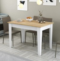 Masă pentru bucătărie Trendy Kiev 512 White/Oak 110x75x72cm GTR001707