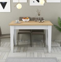 Masă pentru bucătărie Trendy Kiev 512 White/Oak 110x75x72cm GTR001707 imaginea #2 — magazin online Desire.md