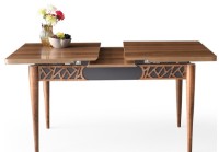 Masă pentru bucătărie Trendy Mira 1221 Walnut/Anthracit 130x75x80cm GTR001588 imaginea #3 — magazin online Desire.md