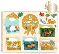 Set pentru creatie Djeco Invitations&Stickers 8pcs (DD03491)