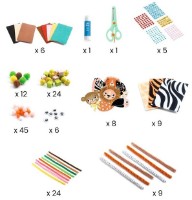 Набор для декорирования Djeco Jungle Animal DJ09016 фото №3 — интернет-магазин Desire.md