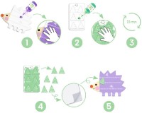 Set pentru creatie Djeco Magic Finger Painting (DJ08984) imaginea #2 — magazin online Desire.md