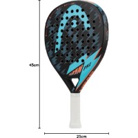 Rachetă pentru padel-tenis Head Flash Pro 2022 Black/Blue imaginea #6 — magazin online Desire.md