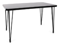 Masă pentru bucătărie Trendy Lagos 1421 Black Marble/Black 120x75x70cm GTR001627 imaginea #3 — magazin online Desire.md