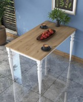 Обеденный стол Trendy JA104 2598 Walnut/White 120x70x73.8cm GTR001653