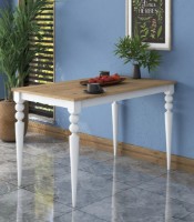 Обеденный стол Trendy JA104 2598 Walnut/White 120x70x73.8cm GTR001653 фото №2 — интернет-магазин Desire.md