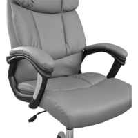 Scaun de birou Deco BX-3008 Light Grey imaginea #5 — magazin online Desire.md