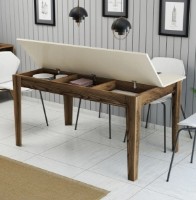 Masă pentru bucătărie Trendy Milan 517 Walnut/Cream 145x88x75cm GTR001623 imaginea #3 — magazin online Desire.md