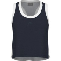 Bustieră Head Play Crop Top Women S Navy/Grey