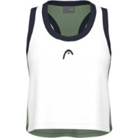 Bustieră Head Play Crop Top Women S White/Green imaginea #1 — magazin online Desire.md