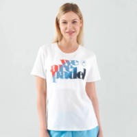 Tricou de dame Head We Are Padel II T-Shirt M White/Navy imaginea #2 — magazin online Desire.md