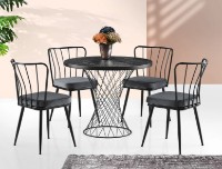 Masă pentru bucătărie Trendy Pota 1481 Black Marble/Black 90x75x90cm GTR001630 imaginea #1 — magazin online Desire.md