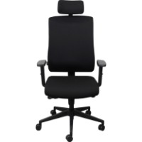 Scaun de birou Deco Linea M068A Black (FBLNA-ORC-BLK) imaginea #4 — magazin online Desire.md